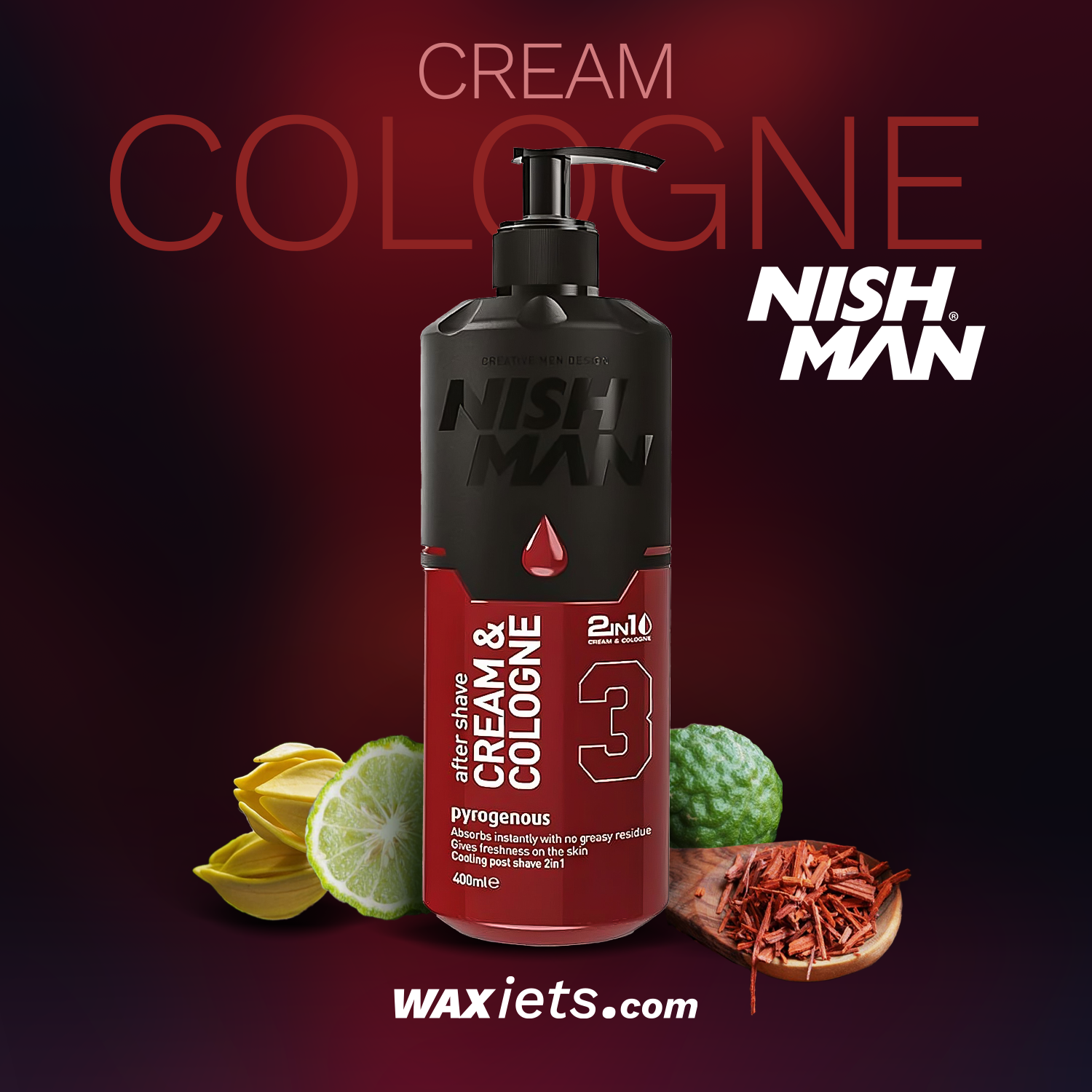 NISH MAN Cream Cologne 3