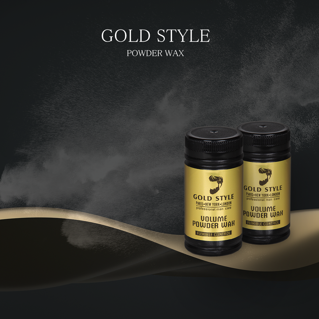 GOLDSTYLE Pakket 3x Powder Wax + 1x Shampoo 650ml