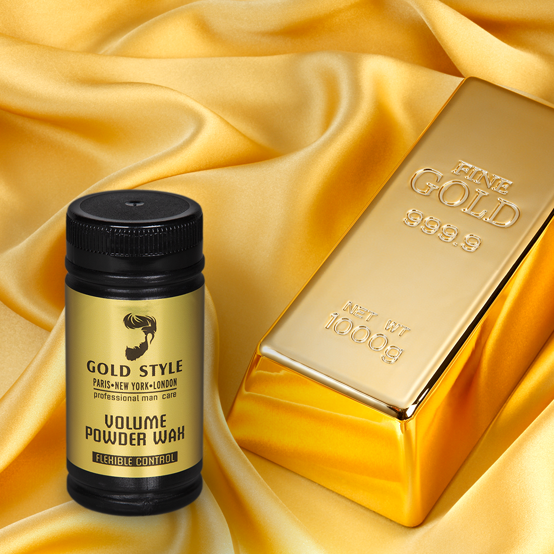 GOLDSTYLE Pakket 3x Powder Wax + 1x Shampoo 650ml