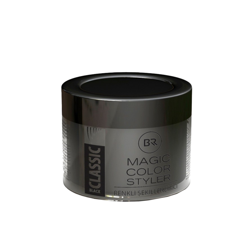 Color Hair Wax Classic Black – Black & Red