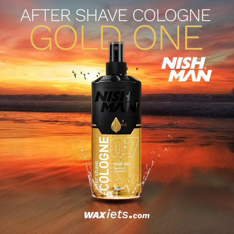 NISH MAN – After Shave Cologne Gold One 7 – 400ml