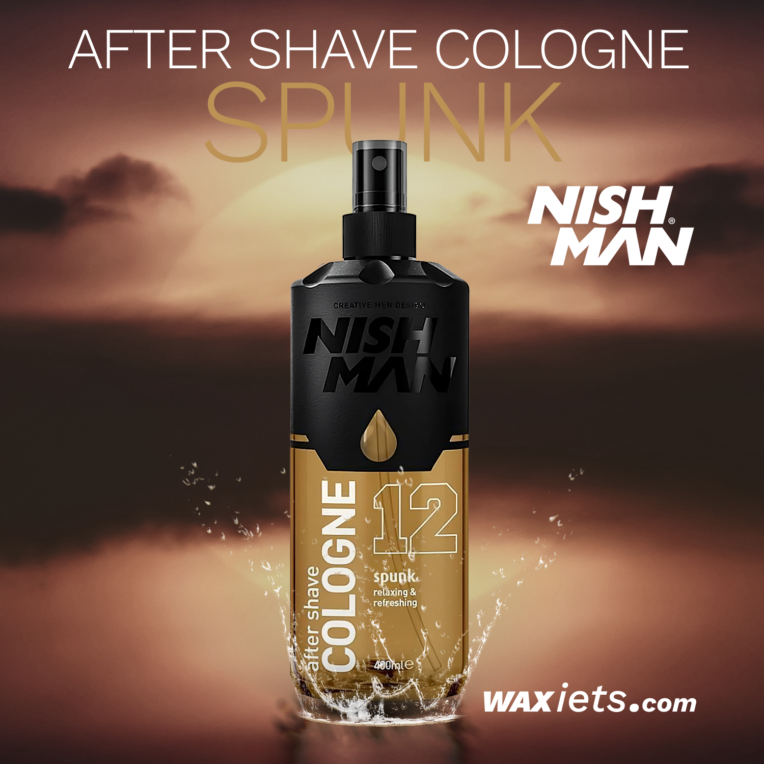 NISH MAN – After Shave Cologne Spunk 12 – 400ml