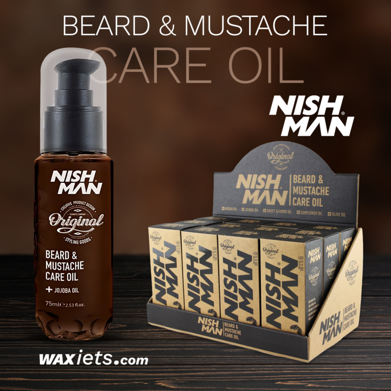 NISH MAN – Beard & Mustache Care Oil – 75ml