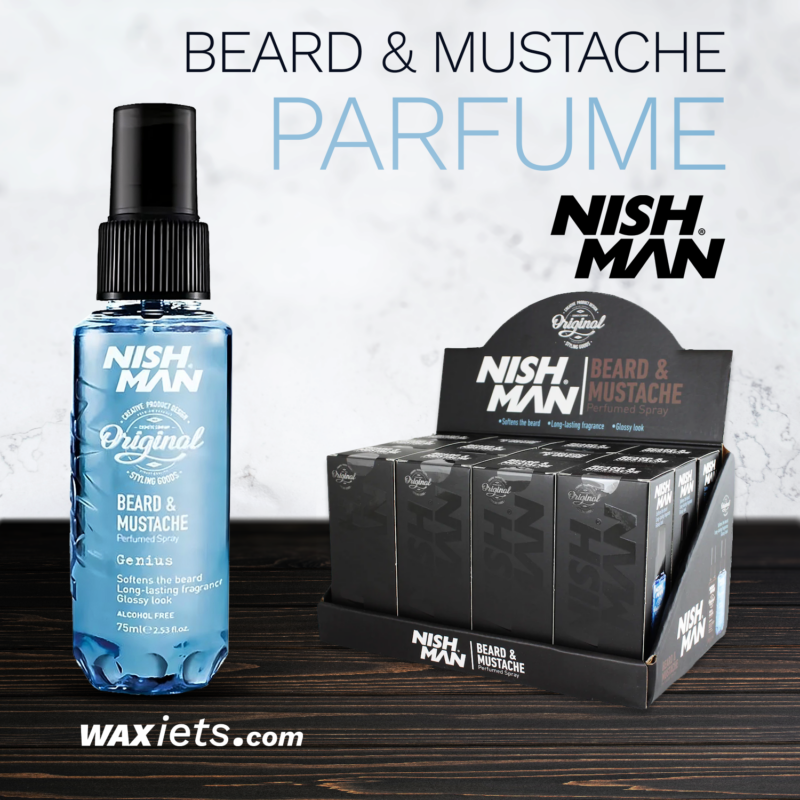 NISH MAN – Beard & Mustache Perfume Spray Genius – 75ml