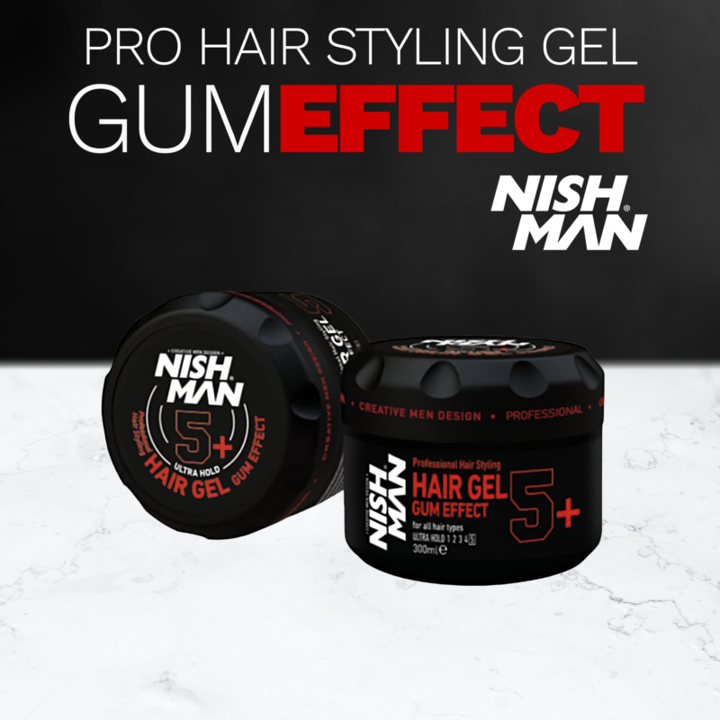 NISH MAN- Professional Hair Styling Gel – 300ml