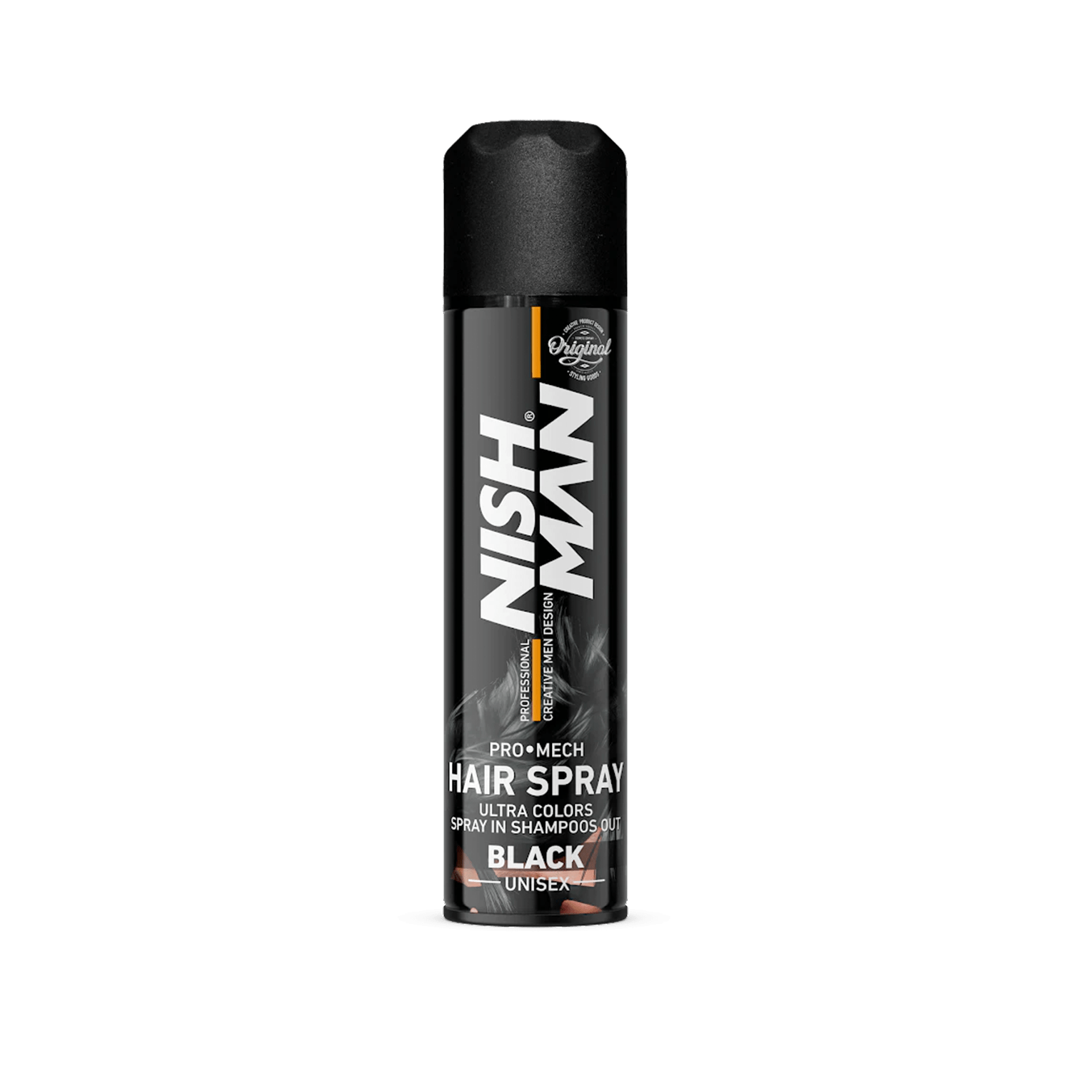 Nish man hair coloring mech spray – black 150ml