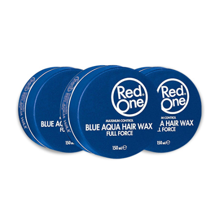 3x Red One Wax Aqua Blue Voordeelpakket