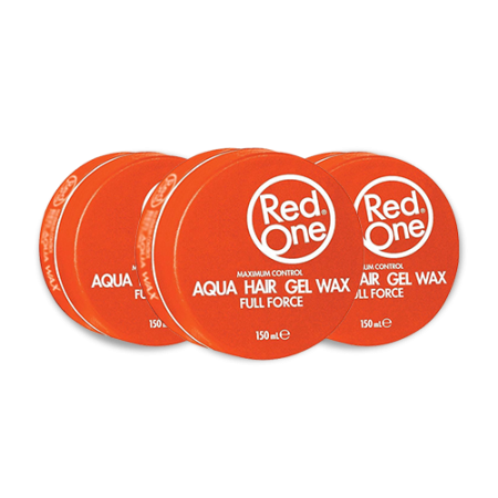 3x Red One Gel Wax Aqua Orange Voordeelpakket