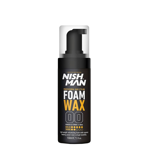 NISH MAN – Professional Hair Styling FOAM WAX 00 – 150ml